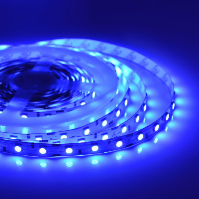 Светодиодная лента 14,4W/m 60LED/m 5050SMD синий