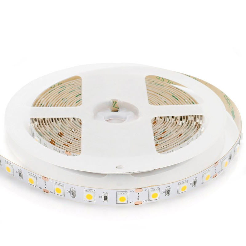 Светодиодная лента 14,4W/m 60Led/m 5050SMD холодный белый