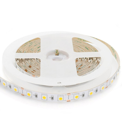 Светодиодная лента 14,4W/m 60Led/m 5050SMD холодный белый