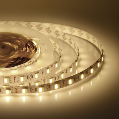 Светодиодная лента 14,4W/m 60LED/m 5050SMD холодный белый/теплый белый 5M