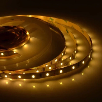 Светодиодная лента 4,8W/m 60LED/m 3528SMD теплый белый