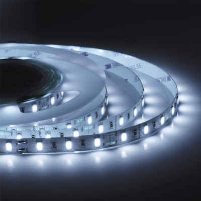 Светодиодная лента 9,6W/m 60LED/m 5630SMD холодный белый 3M