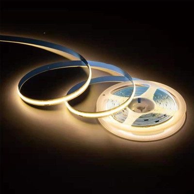 Светодиодная лента COB теплый белый 5M