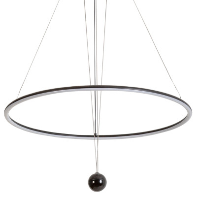 Светодиодная люстра Black LED Circle and Ball Lamp
