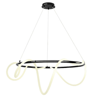 Светодиодная Люстра Knot Lihgt Черная