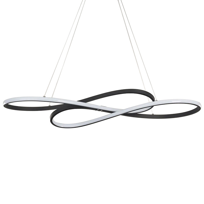 Светодиодная люстра в виде спирали Spiral Lighting Black