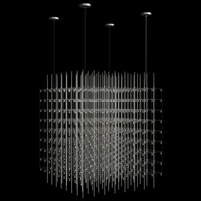 Светодиодная Люстра Куб Universe Square Glass by Quasar 85 см