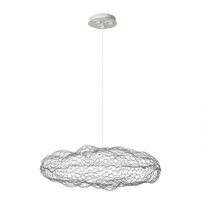 Светодиодная Люстра Серебряная Сеть LED Cloud Silver