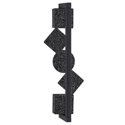 Светодиодное бра черного цвета Suprematism Ice Crack