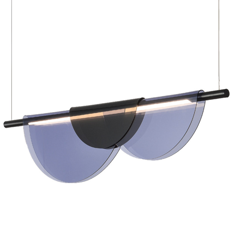 Светодиодный Дизайнерский светильник DALI Tonin Casa Голубое стекло