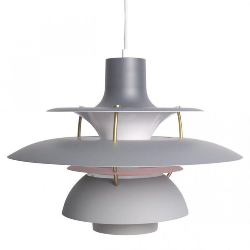 Серый Подвесной Светильник Louis Poulsen PH 5 Poul Henningsen Grey