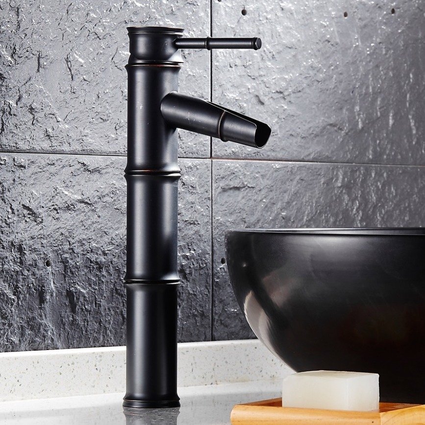 Смеситель black bamboo черный Бамбук