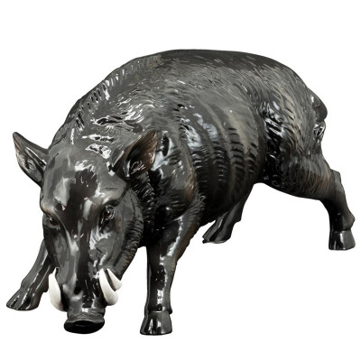 Статуэтка Abhika Boar Dark Grey