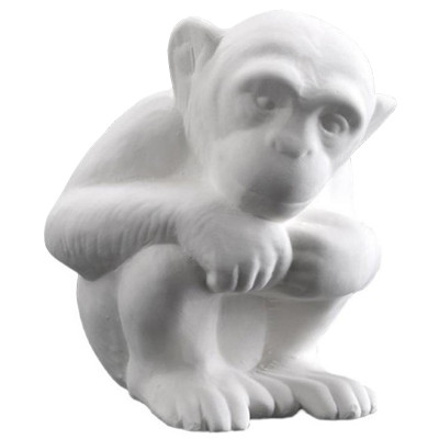 Статуэтка Abhika Monkey White