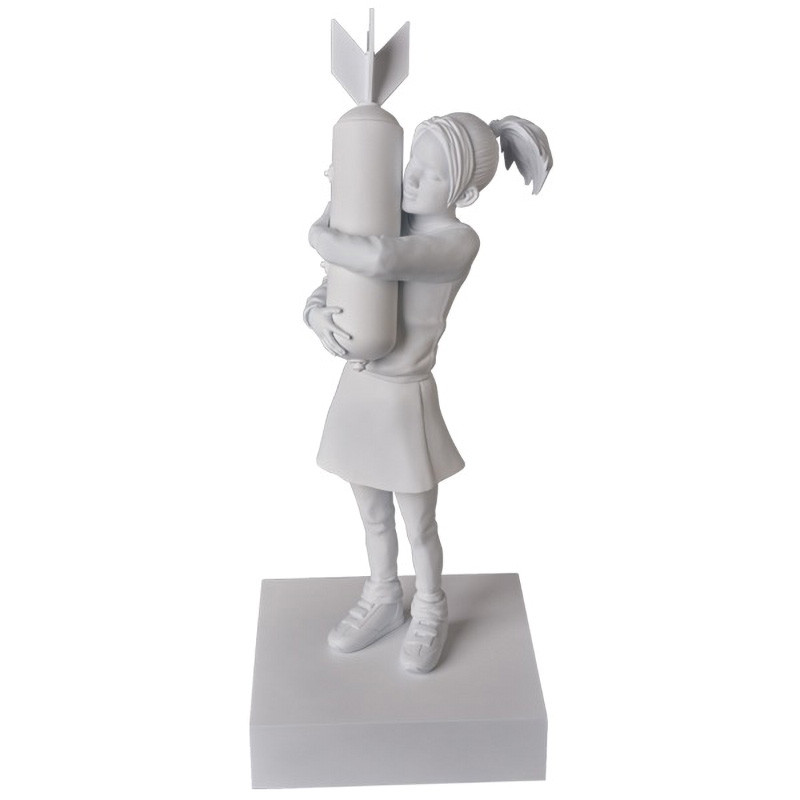 Статуэтка Banksy Bomb Hugger Sculpture White