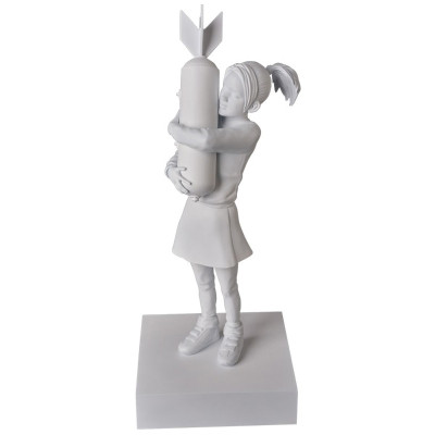 Статуэтка Banksy Bomb Hugger Sculpture White