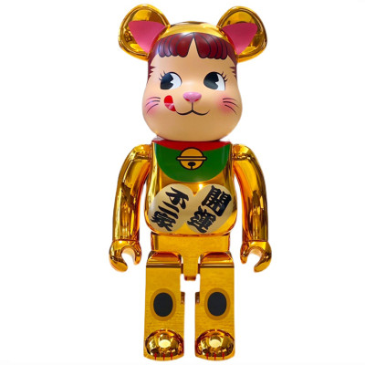 Статуэтка Bearbrick Maneki Neko Gold