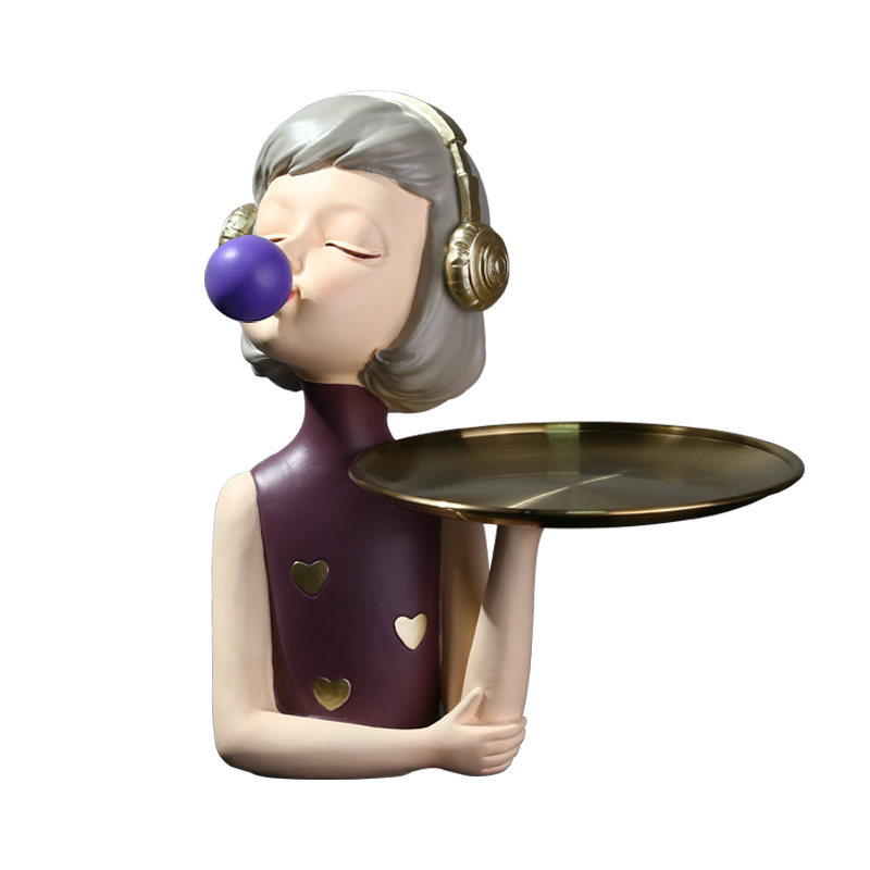 Статуэтка Bubble Gum purple