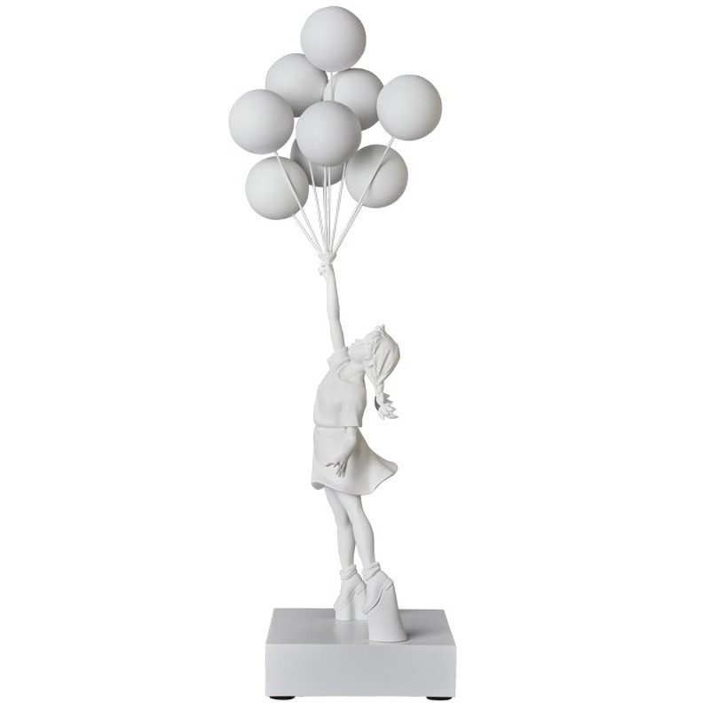 Статуэтка Flying Balloons Girl white