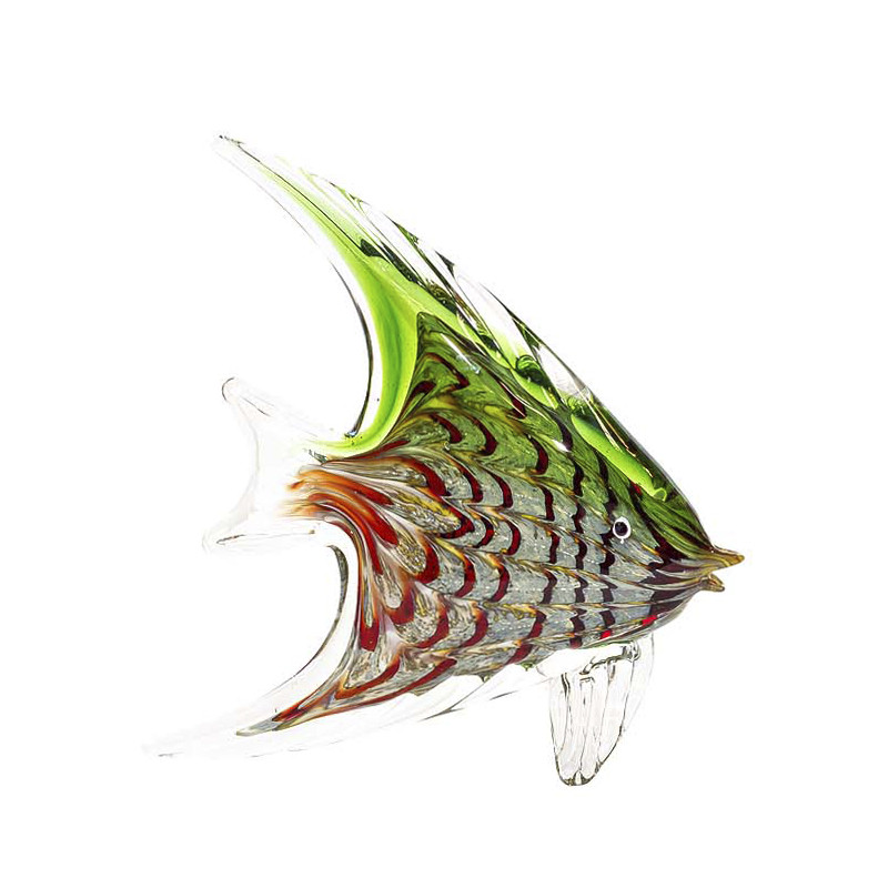 Статуэтка Glass Fish Red-Green