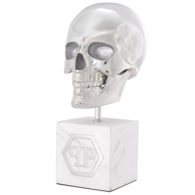 Статуэтка Philipp Plein Platinum Skull L