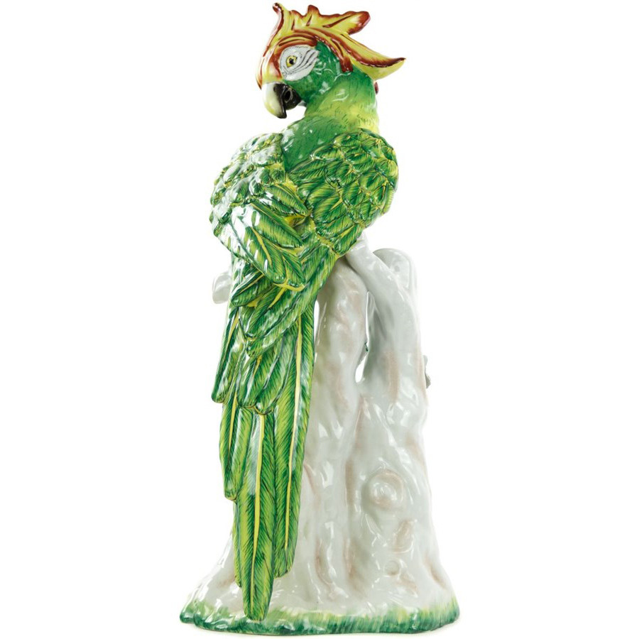 Статуэтка Porcelain Green Parrot