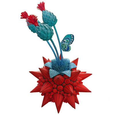 Статуэтка rhfcysq фрукт с бабочкой Pandora Tropical Fruit 37