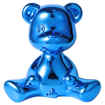 Статуэтка Teddy Boy Metal Finish with Cable Синий
