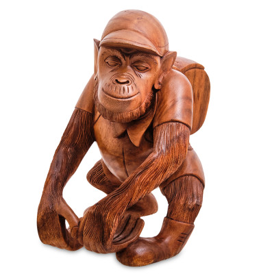 Статуэтка деревянная в виде обезьяны Bali Monkey