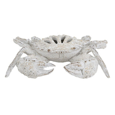 Статуэтка краб с детализированной текстурой в белом цвете Marine Accessories