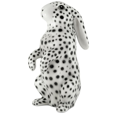 Статуэтка кролик Abhika Rabbit White Black