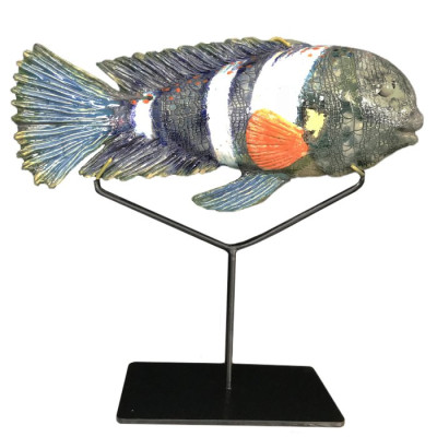 Статуэтка на подставке Orange Spot Fish