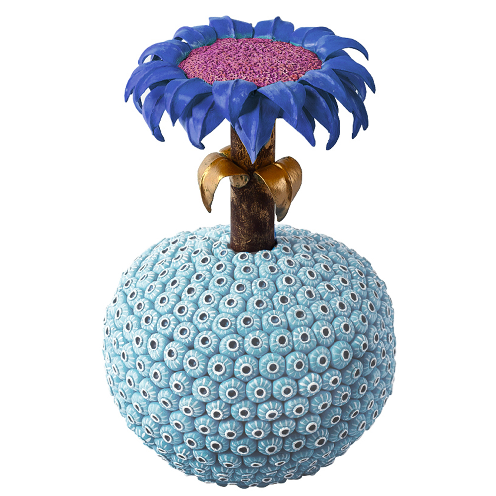 Статуэтка синий экзотический цветок Exotic Tropical Flower
