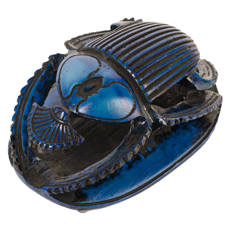Статуэтка Скарабей Scarab Beetle dark blue