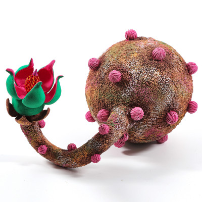 Статуэтка тропический фрукт Pandora Tropical Fruit Fuchsia Green Brown Flower