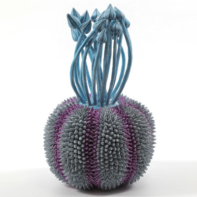 Статуэтка тропический фрукт Pandora Tropical Fruit Grey Lilac Blue Flowers