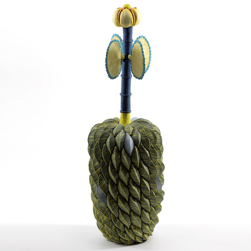 Статуэтка тропический фрукт Pandora Tropical Fruit Grey Yellow Flower