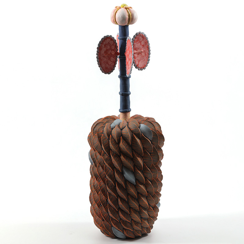 Статуэтка тропический фрукт Pandora Tropical Fruit Orange Brown Pink Flower