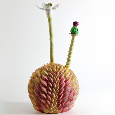 Статуэтка тропический фрукт Pandora Tropical Fruit Orange Two Flowers