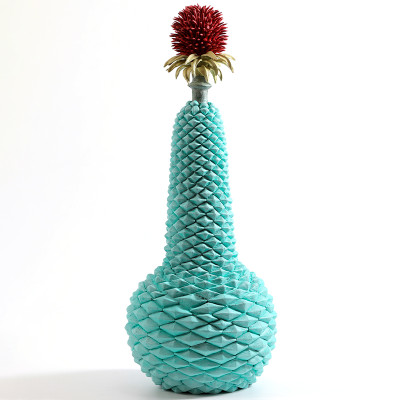 Статуэтка тропический фрукт Pandora Tropical Fruit Turquoise Red Flower