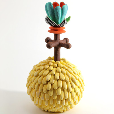 Статуэтка тропический фрукт Pandora Tropical Fruit Yellow Emerald Flower