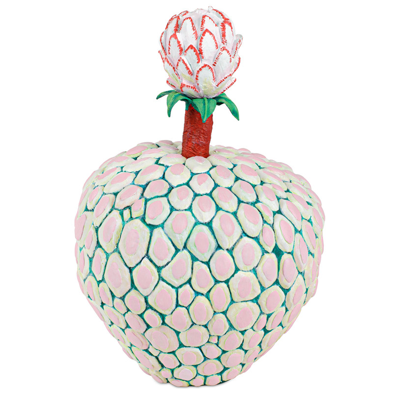 Статуэтка тропический фрукт Tropical Fruit pink and turquoise