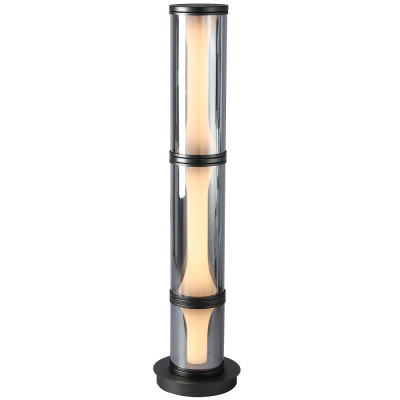 Стеклянный торшер Trina Flask Smok Black Floor Lamp