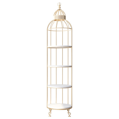 Стеллаж Cage Rack Circle gold