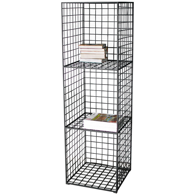 Стеллаж Carney Black Industrial Metal Rust Rack