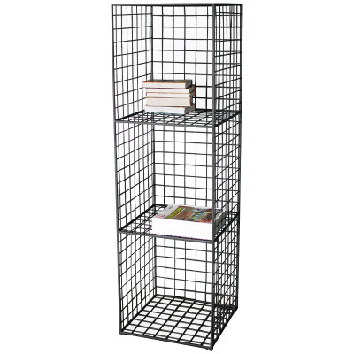 Стеллаж Carney Black Industrial Metal Rust Rack