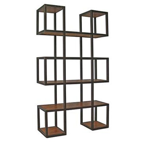 Стеллаж Industrial Loft Metal Wood Block