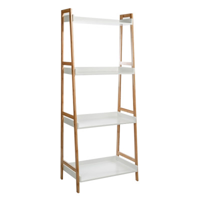 Стеллаж Stockholm White & Beige Wide