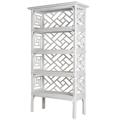 Стеллаж Белый Bamboo Chippendale Etagere White
