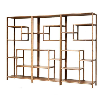 Стеллаж деревянный с полками для хранения Moon Walnut Furniture